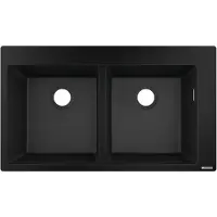 Hansgrohe Inbouwspoel 43316170 S510-F770, grafietzwart, 370x370 mm, S510-F770 GS