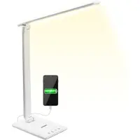 Monzana LED tafellamp Cataleya wit 42cm