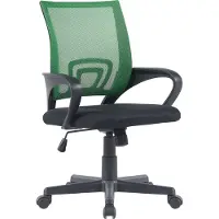 CLP Genius Bureaustoel - Ergonomisch - Voor volwassenen - Met armleuningen - Netbekleding - groen