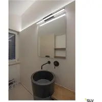 SLV Led Spiegel Verlichting Glenos Ii Zwart