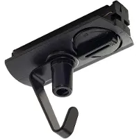 SLV 143170 Adapter voor eenfase hoogspanningsrail, zwart, elektrisch, met haak