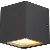 SLV Muurlamp Sitra Cube Up Down Gx53 Antraciet