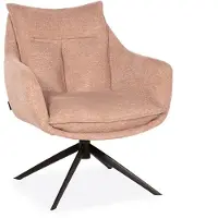 De Bommel Meubelen Draaifauteuil Vinz - stof Aragon Cinnamon - pocketvering - 360° draaibaar