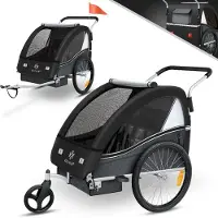Kesser Kinderfietskar Sport-RX 2 in 1 Joggerfunctie Kinderfietskar + 5-puntsveiligheidsgordel