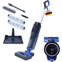 Sommertal W2 snoerloze stofzuiger | nat-droog stofzuiger | snoerloze stofzuiger | stofwisser | 0,5 uur looptijd | accessoires HEPA-filter, oplaadstation