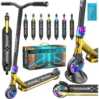Kesser Stuntstep X-Limit-Pro 360° voor Volwassenen en Kinderen - Chroom / Goud