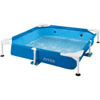 Intex Frame Pool 152 x 152 x 30cm voor Honden | Met Filterpomp
