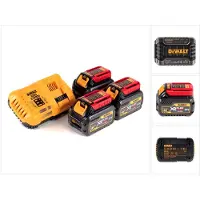 DeWalt DCB 118 T3 XR FLEXVOLT starterset + 3x accu 6,0 Ah