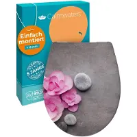 Calmwaters Original Motief - WC-bril - Wellness Orchidee - Duroplast - Softclose - Afneembaar