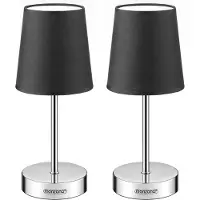 Monzana Tafellamp Lumière Set van 2 Antraciet 32x13x13cm