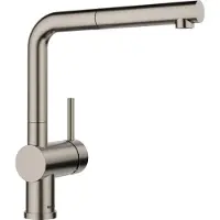 BLANCO Linus S - Keukenkraan met uittrekbare vuistdouche, platina 527699