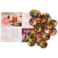 MamboCat 20-delige set deksels met 43 fruitmotieven inclusief Diamant-Zucker Gelierzauber receptenboekje