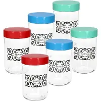 MamboCat Set van 6 voorraadpotten Ida 660ml 24868