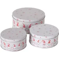 MamboCat B. 3-delige set Lucky metalen koektrommels - 2024395