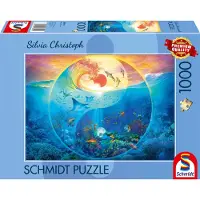 Schmidt - Legpuzzel - Yin & Yang, In het rijk van de zeedieren - Silvia Christoph - 1000 stukjes - Volwassenen - vanaf 12 jaar