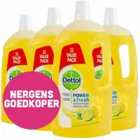 Dettol 4x Allesreiniger Power & Fresh Citroen 2 Liter