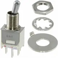 C & K Switches T101MHZQE Toggle-Switch T Series 120 V/AC, 28 V/DC 3 A 1x aan/aan 1 stuk(s) Bulk