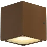 SLV Muurlamp Sitra Cube Up - Down GX53 bruin