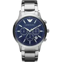 Emporio Armani Analoog horloge 'AR2448' nachtblauw / zilver