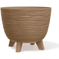 Un Furu Eco Wood-Naturo - Bloempot met pootjes / Plantenbak - UV-bestendig ⌀ 290mm