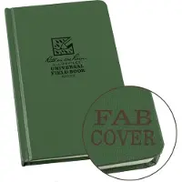 Rite in the rain Universal Hard Cover Book 970F, 4 3/4" x 7 1/2", Green, notitieboek