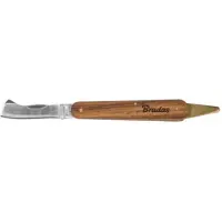 Bradas V-Series - Vouwbaar Tuinmes - Roestvrij Staal - Houten Handvat - 12x2,8x1 cm