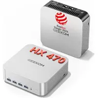 GEEKOM AI Mini PC A9 Max met AMD Ryzen AI 9 HX 470, 32GB DDR5 1TB SSD, desktopcomputer