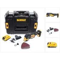 DeWalt Multifunctioneel elektrisch gereedschap, DCS 355 NT Accu Oscillator Multigereedschap 18 V Brushless + 1x batterij 2.0 Ah + 29 st.