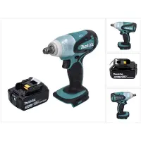 Makita DTW 251 T1 accu slagmoersleutel 18 V 230 Nm 1/2" + 1x oplaadbare accu 5.0 Ah - zonder oplader