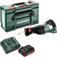 Metabo SSEP 18 LT accu-reciprozaag 18 V 32 mm + 1x LiHD-accu 4,0 Ah + oplader + Metabox