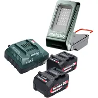 Metabo BSA 18-1000 Accu-bouwspot 18 V 1000 lm + 2x accu 4.0 Ah + lader