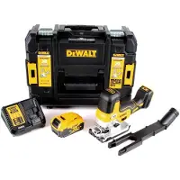 DeWalt DCS 335 P1 accudecoupeerzaag 18V + 1x accu 5.0 Ah + 1x snellader in TSTAK