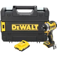 DeWalt DCF 860 NT accu-slagmoersleutel 18 V 282 Nm 1/4" borstelloos + 1x accu 2,0 Ah + TSTAK - zonder oplader