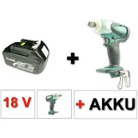 Makita Boormachine + slagboor, BTW 251 Accu-slagmoersleutel 18V 230Nm met 3,0 Ah accu - zonder oplader (Oplaadbare batterij)