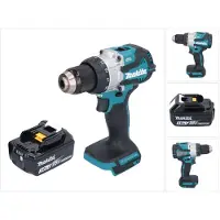 Makita DHP 489 F1 accu-klopboormachine 18 V 73 Nm borstelloos + 1x accu 3,0 Ah - zonder oplader