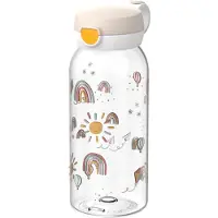 Mepal Campus Drinkfles met Flipdop 600 ml - Sunshine & Rainbow