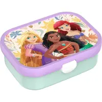 Mepal Lunchbox Campus - 750 ml - Broodtrommel met vakjes voor kinderen - Geschikt voor 4 boterhammen - Princess Power