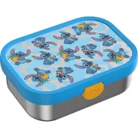 Mepal Rvs Broodtrommel Campus Stitch Blauw 17,8 X 13,2 X 6,1 Cm