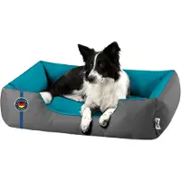 BedDog hondenmand LUPI, vierkant hondenkussen, grote hondenbed, hondensofa, hondenhuis, met afneembare hoez, wasbaar, maat S-XXXL