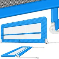 Kesser bedhekje - Kinderbedhek - Bedhek - Babybedhek Valbeveiligingsbed voor Bed & boxspring - 120 cm, Blauw
