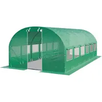 TOOLPORT Tunnelkas 3x6 m, PE-folie, groen