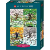 Heye Puzzle Heye 29873 - Legpuzzel - 2000 stukjes - De Vier Seizoenen