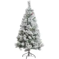 FÉÉRIC LIGHTS AND CHRISTMAS Kunstkerstboom met besneeuwde takken, 150 cm