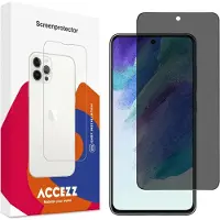 Accezz Gehard Glas Privacy Screenprotector voor de Samsung Galaxy S21 FE