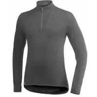 Woolpower Skipully Unisex Zip Turtleneck 200 Grey-L