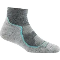 Darn Tough | 1987 Light Hiker | 1/4 Sock | Lightweight | Cushion | Dames | Wandelsokken