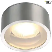 SLV Veranda plafondlamp Rox 12,5cm metaalgrijs