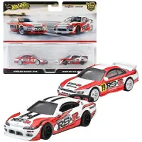 Hot Wheels Nissan 2 pack Nissan Silvia 240SX S14 en Silvia S15 | 1:64 HotWheels HRR84