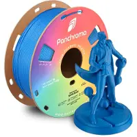 Polymaker CA05002 Panchroma Satin Filament PLA kunststof Gesatineerd, Hoge stijfheid 1.75 mm 1000 g Blauw, Blue, Satijn-blauw 1 stuk(s)