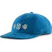 Patagonia Pet Unisex Corduroy Cap Kaleido Flowers: Shore Blue